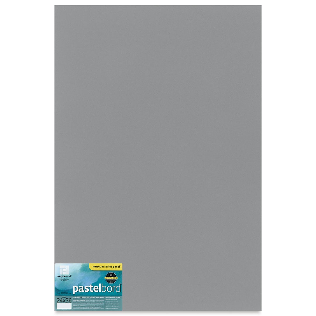 Open in modal - Ampersand Pastelbord Panel - 24" x 36", 1/8" Profile, Gray