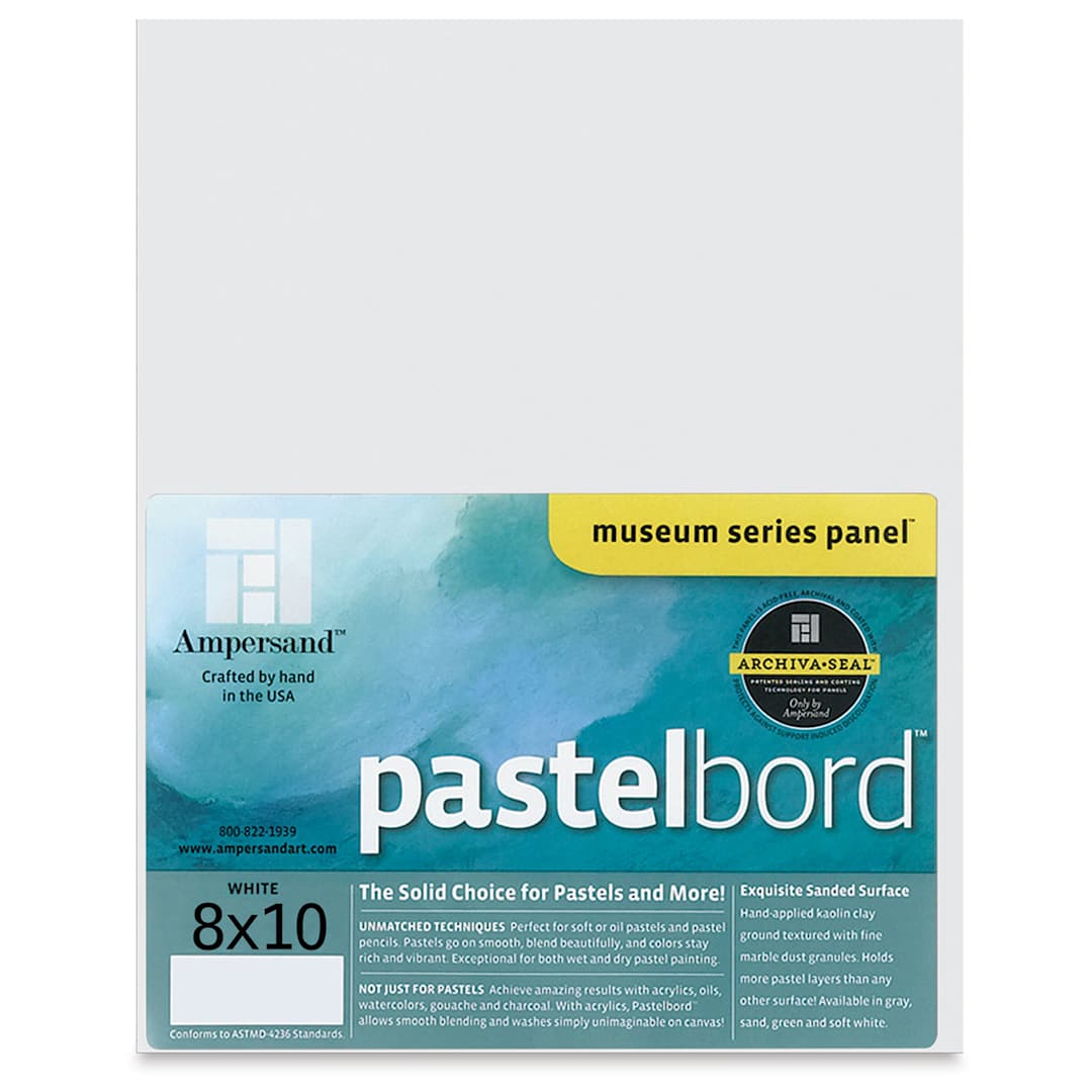 Open in modal - Ampersand Pastelbord Panel - 8" x 10", 1/8" Profile, White