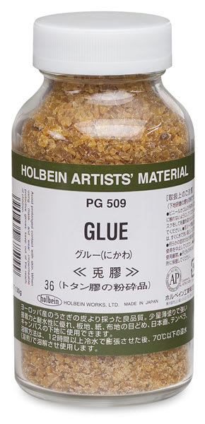 Open in modal - Rabbit Skin Glue - Front view of 130 g bottle
