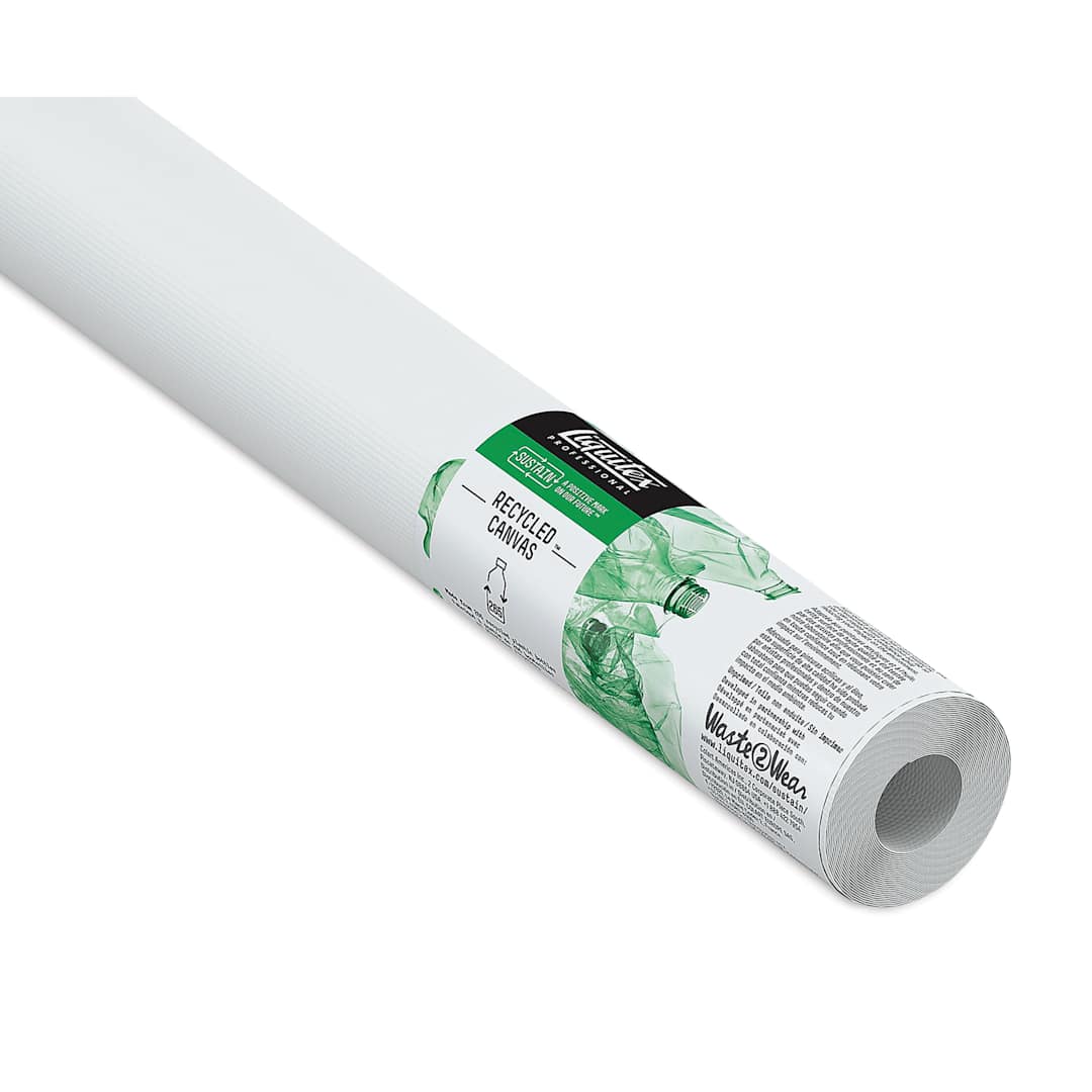 Open in modal - Liquitex Recycled Unprimed Canvas Roll - 71" x 6 yds (close-up)