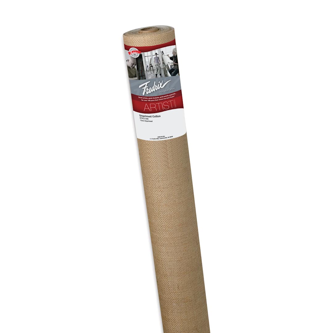 Open in modal - Fredrix Style 548 Unprimed Cotton Canvas Roll - 54" x 6 yds