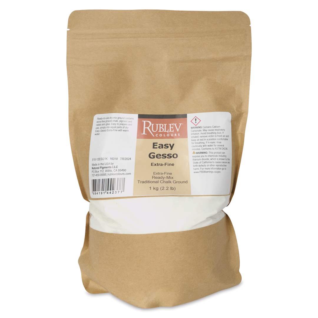 Open in modal - Rublev Easy Gesso Powdered Primer - Extra Fine, 1 kg