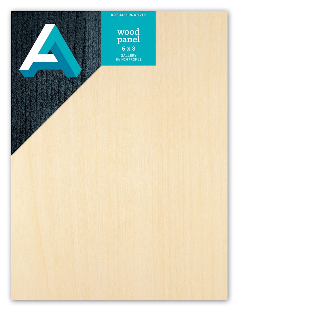 Open in modal - Art Alternatives Classic Wood Panel, Gallery, 1.5 in Profile, 6 in x 8 in