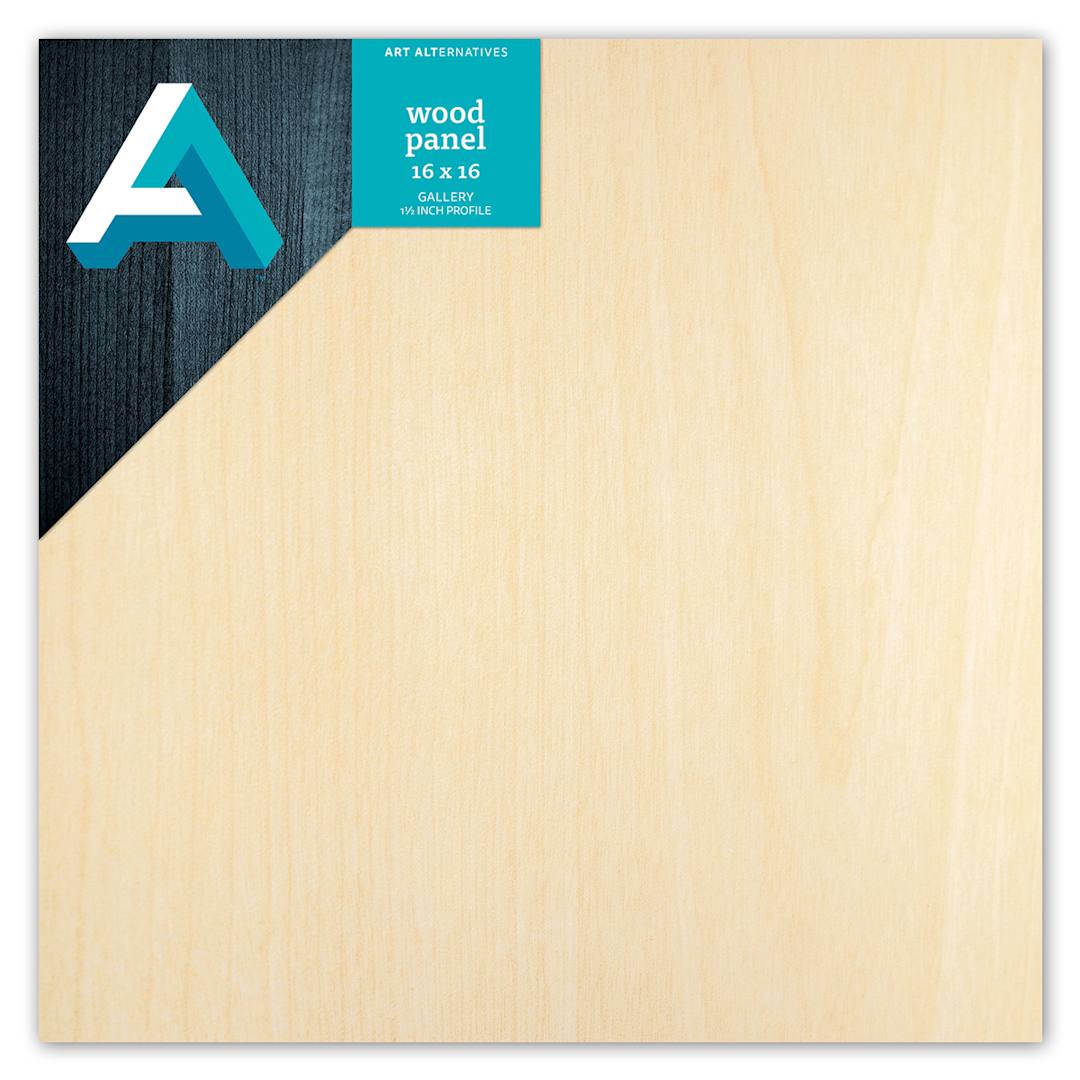 Open in modal - Art Alternatives Classic Wood Panel, Gallery, 1.5 in Profile, 16 in x 16 in