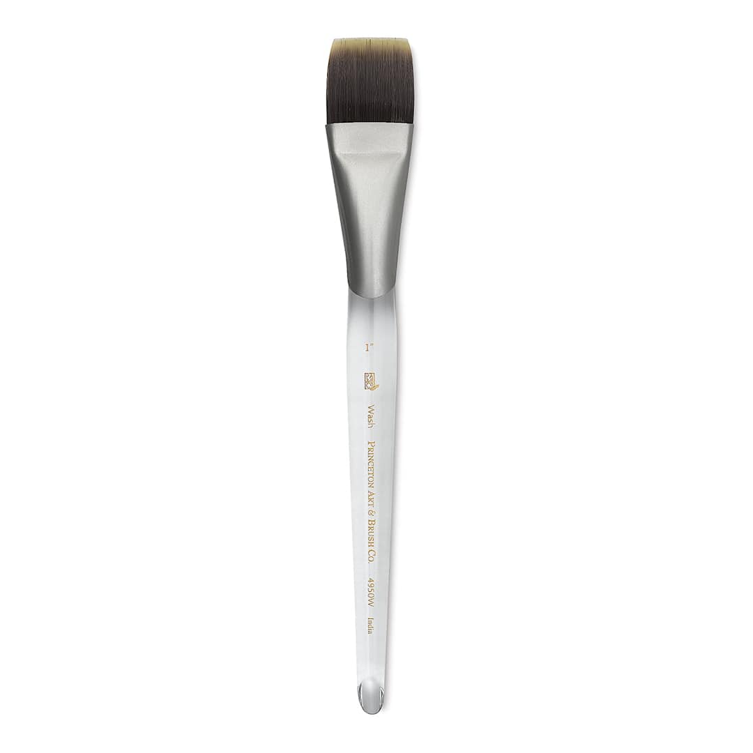 Open in modal - Princeton Synthetic Clear Handle Brush - Wash, Short Handle, 1"