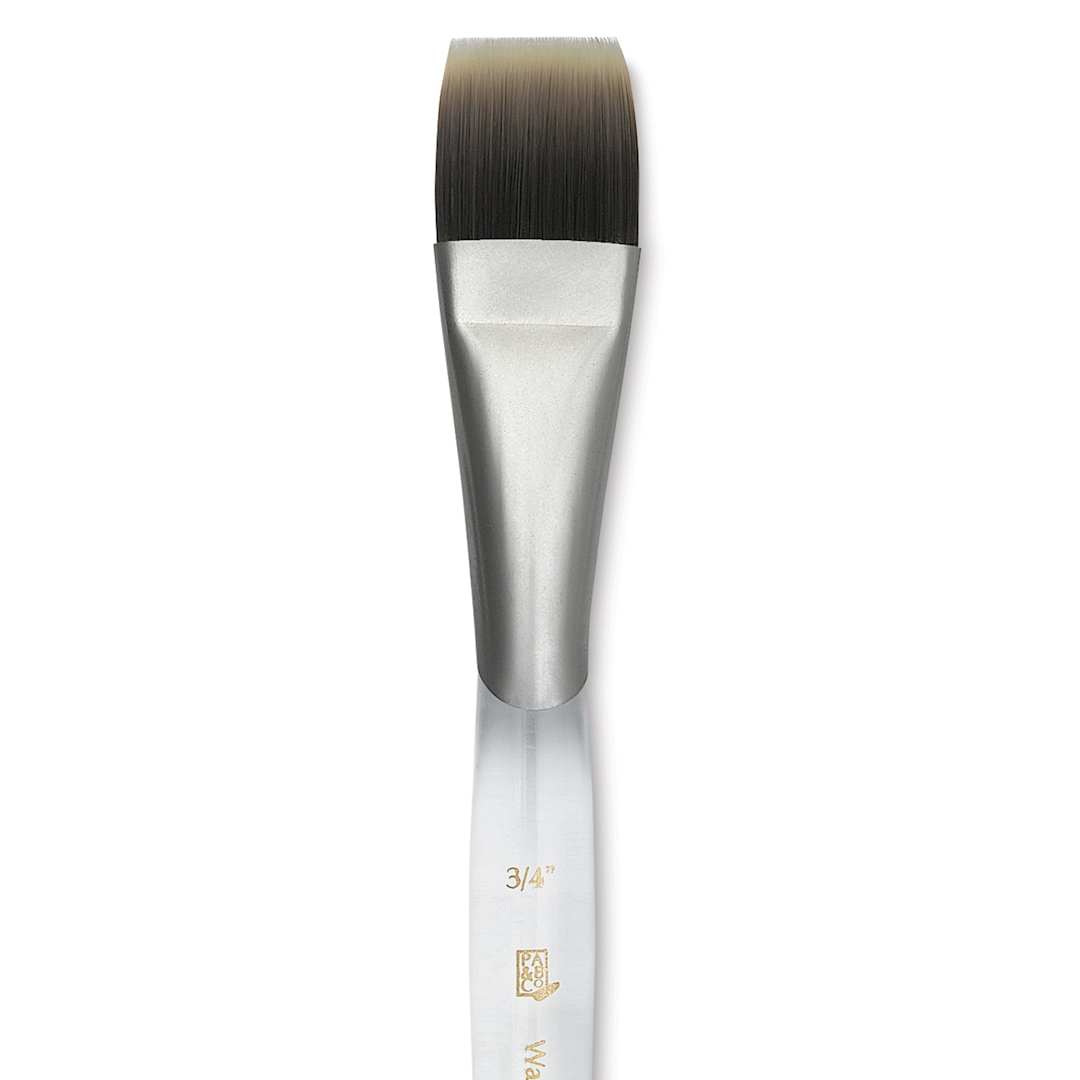 Open in modal - Princeton Synthetic Clear Handle Brush - Wash, Short Handle, 3/4"