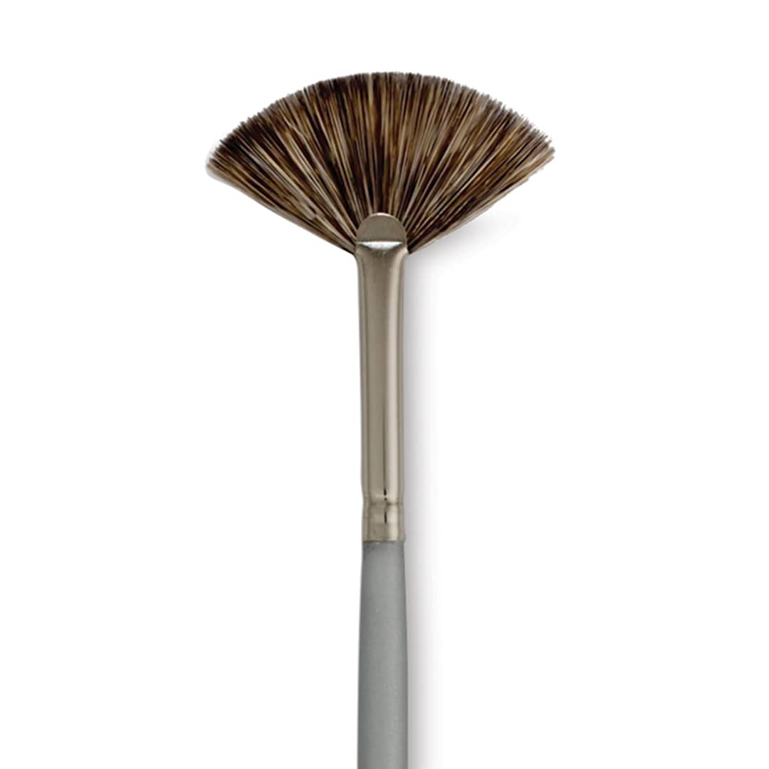 Open in modal - Dynasty Faux Squirrel Brush - Fan, Short Handle, Size 2