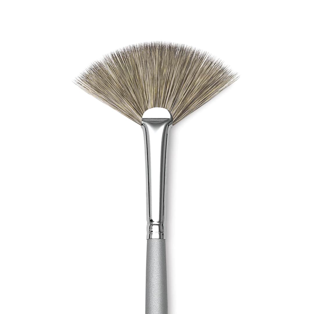 Open in modal - Dynasty Faux Squirrel Brush - Fan, Short Handle, Size 4