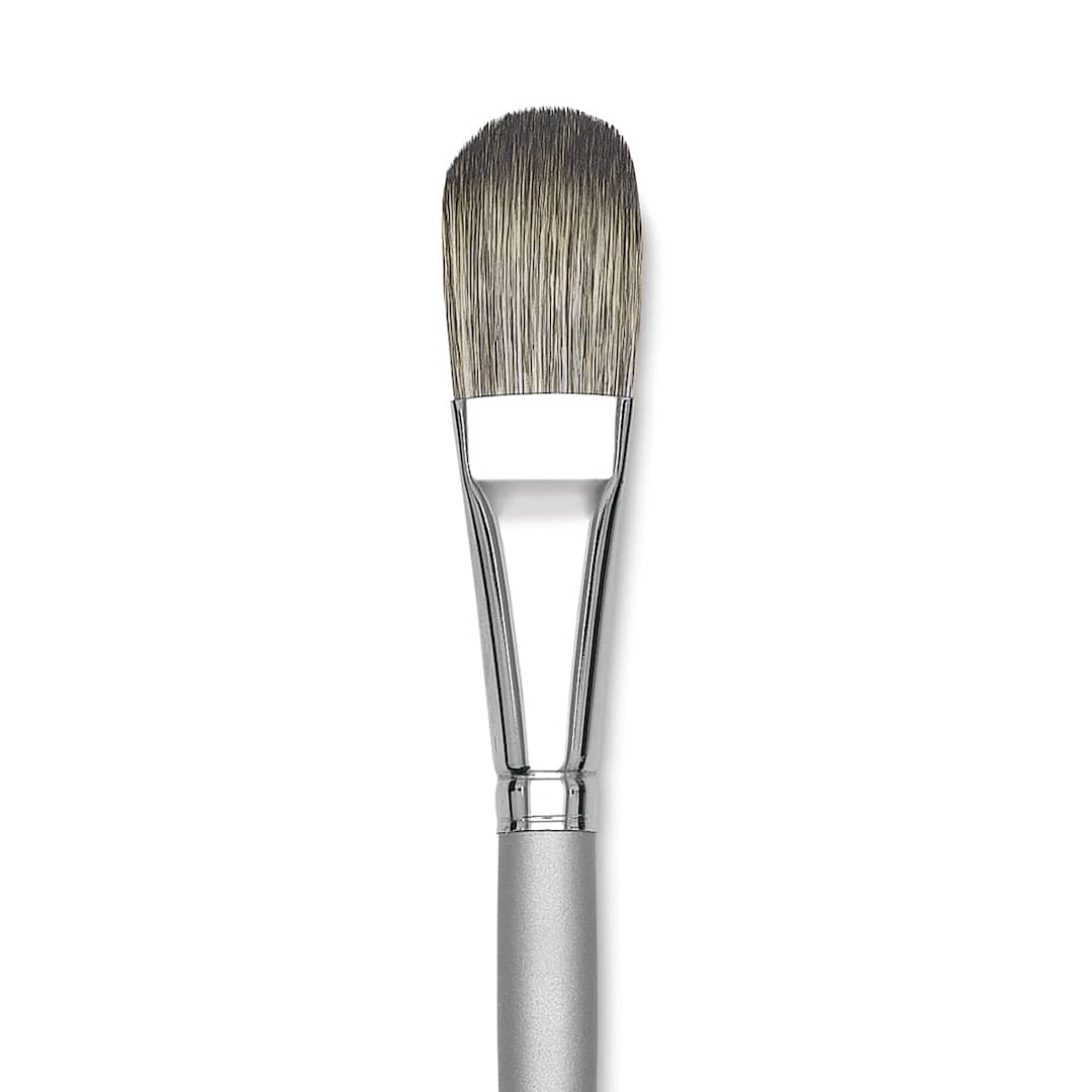 Open in modal - Dynasty Faux Squirrel Brush - Oval Wash, Short Handle, 3/4"