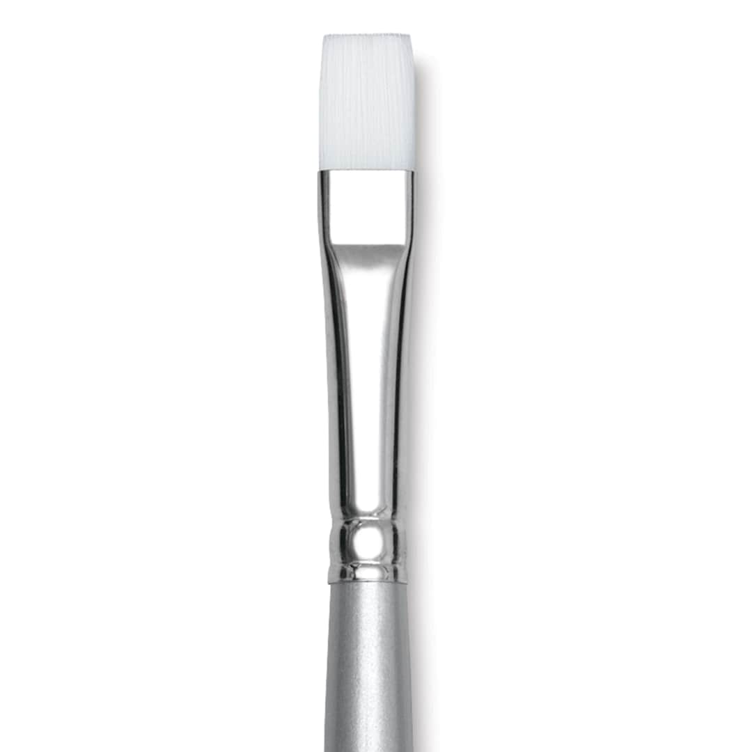 Open in modal - Silver Brush Silverwhite Synthetic Brush - Bright, Short Handle, Size 10