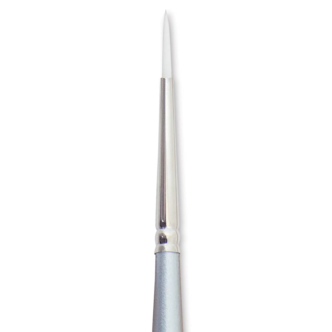 Open in modal - Silver Brush Silverwhite Synthetic Brush - Round, Short Handle, Size 2 close up