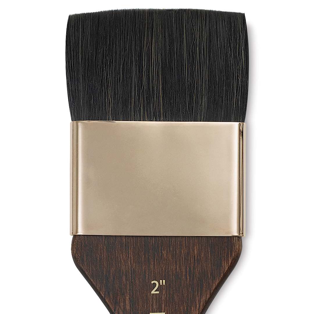 Open in modal - Princeton Neptune Synthetic Squirrel Brush - Mottler, Short Handle, Size 2