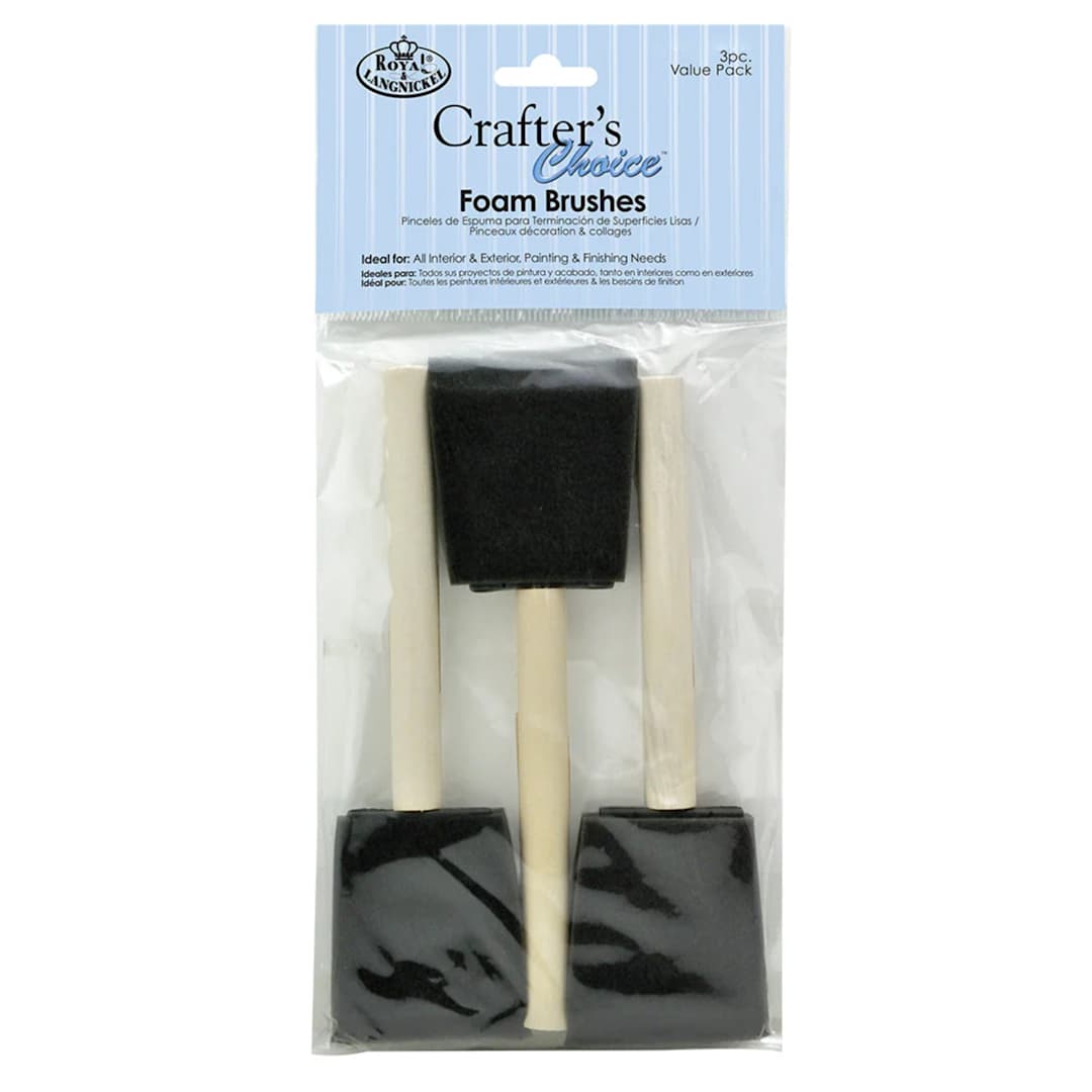 Open in modal - Royal & Langnickel Foam Brush Set of 3