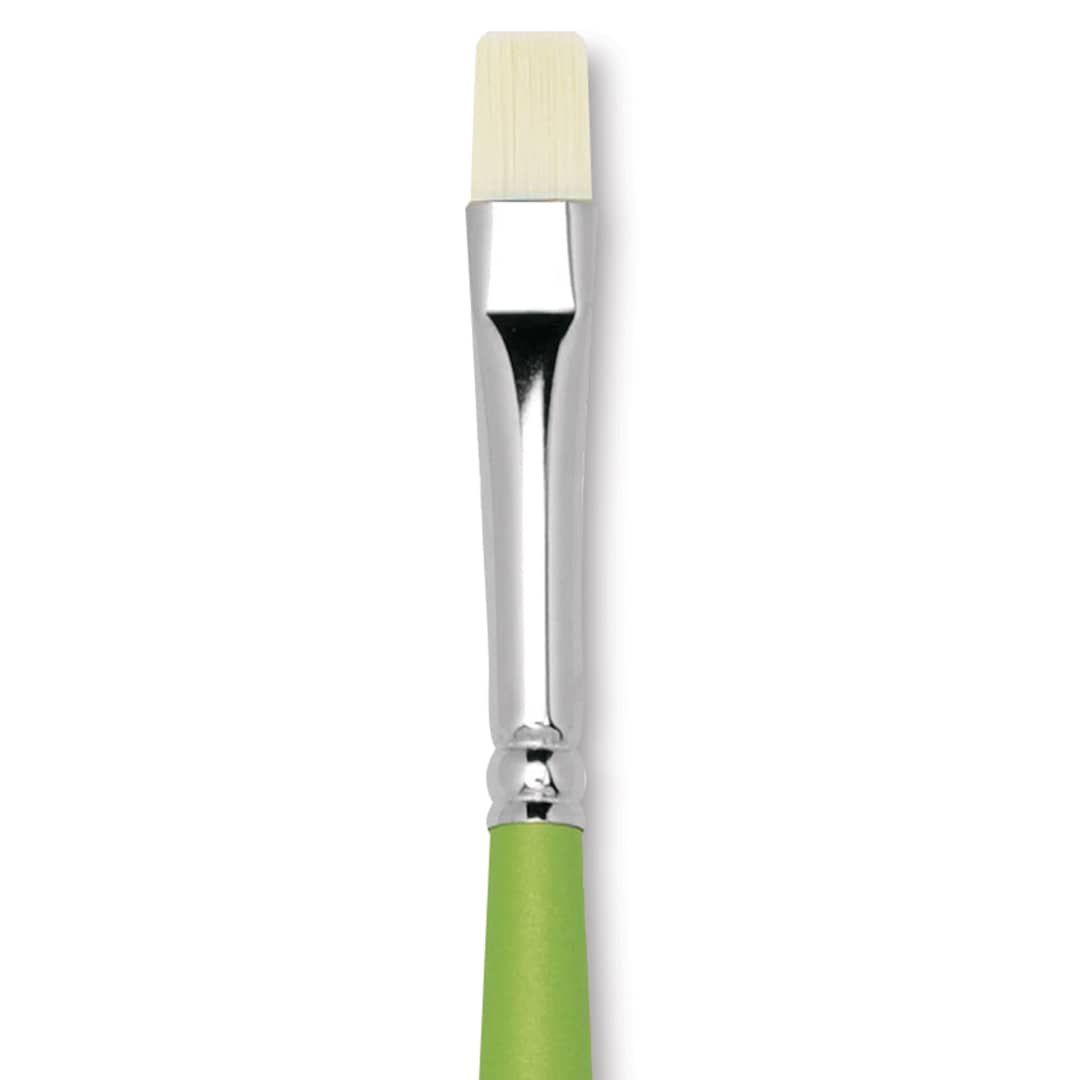 Open in modal - Liquitex Freestyle Brush - Bright, Long Handle, Size 4, close-up