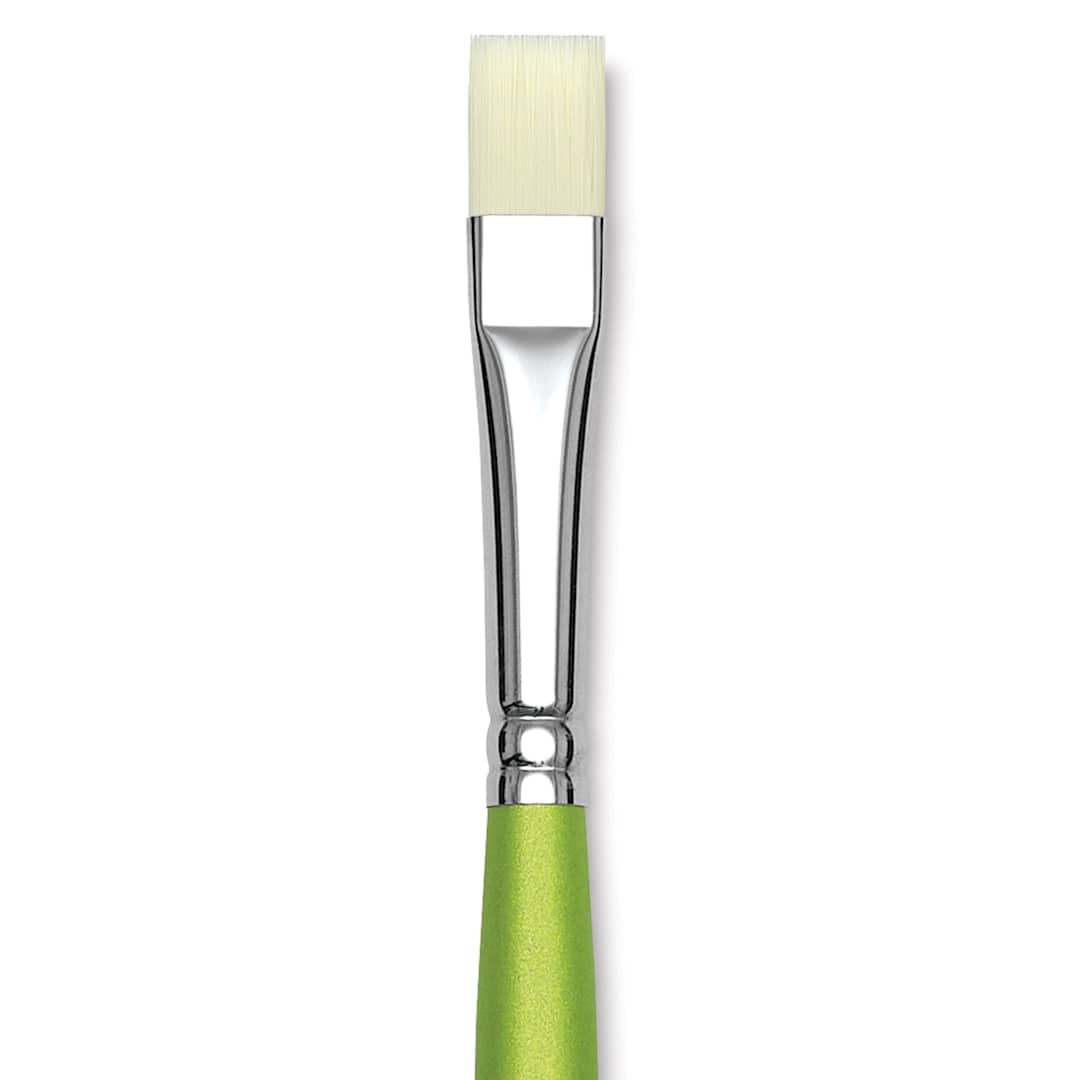 Open in modal - Liquitex Freestyle Brush - Bright, Long Handle, Size 6, close-up