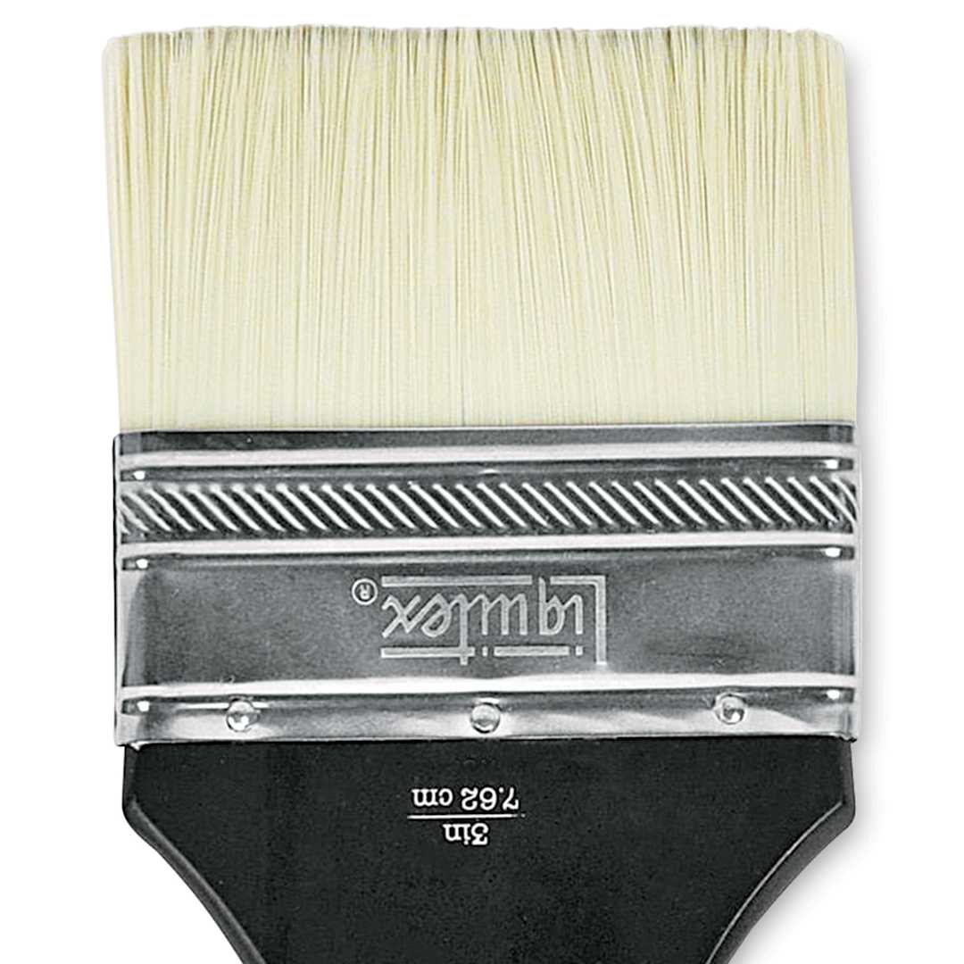 Open in modal - Liquitex Freestyle Brush - Broad Flat, Long Handle, 3"