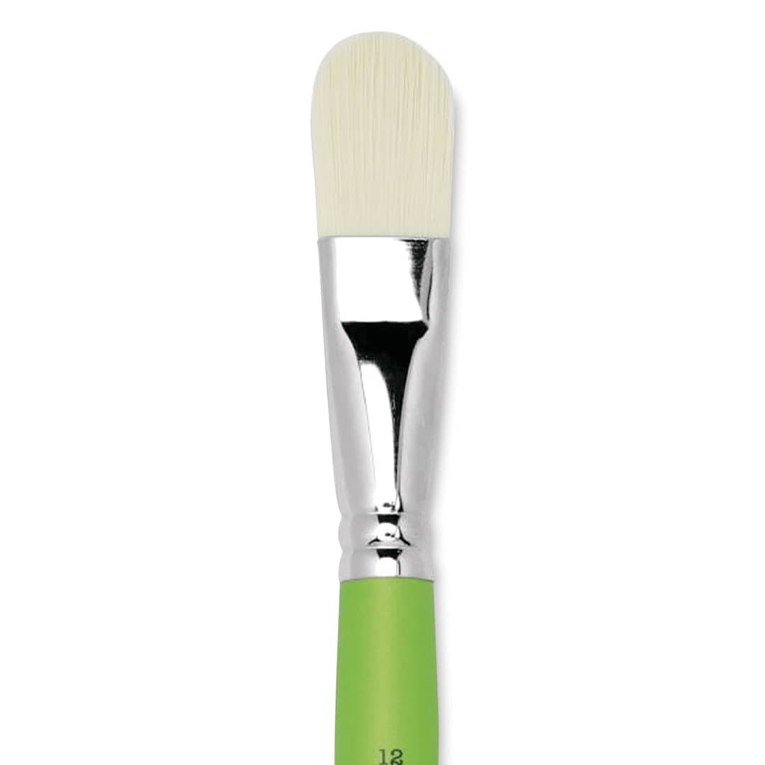 Open in modal - Liquitex Freestyle Brush - Filbert, Long Handle, Size 12, close-up