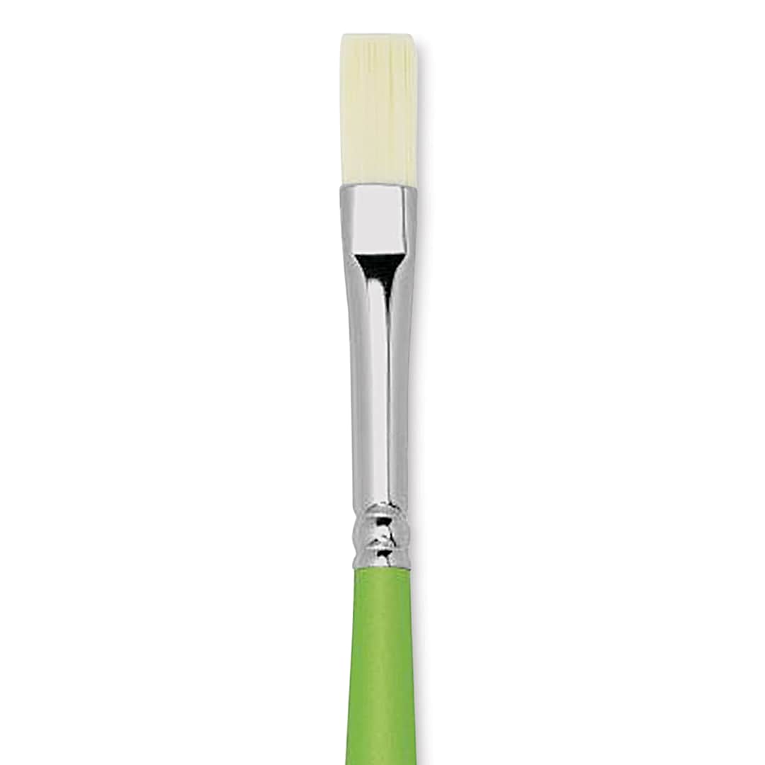 Open in modal - Liquitex Freestyle Brush - Flat, Long Handle, Size 2, close-up