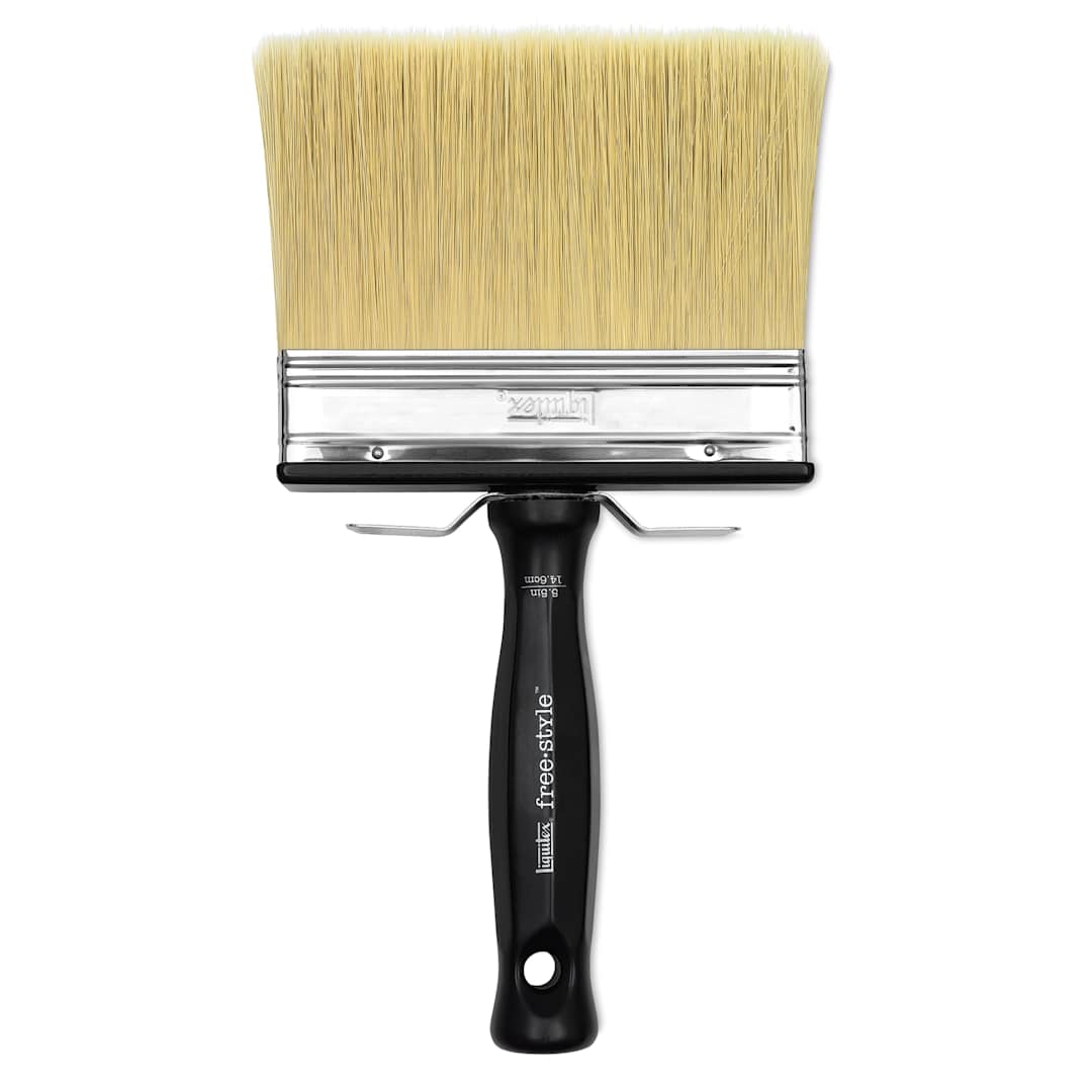 Open in modal - Liquitex Freestyle Brush - Giant, Short Handle, 5"