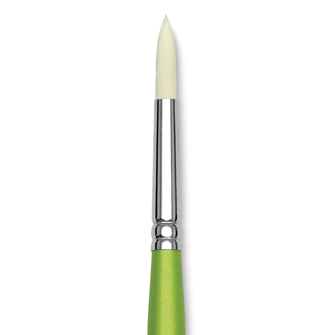 Open in modal - Liquitex Freestyle Brush - Round, Long Handle, Size 4, close-up