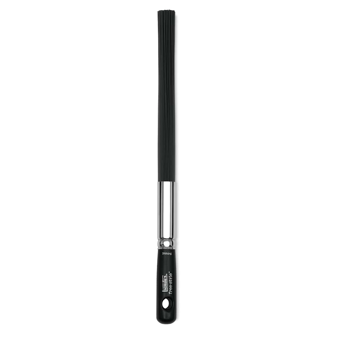 Open in modal - Liquitex Freestyle Brush - Round Splatter, Short Handle
