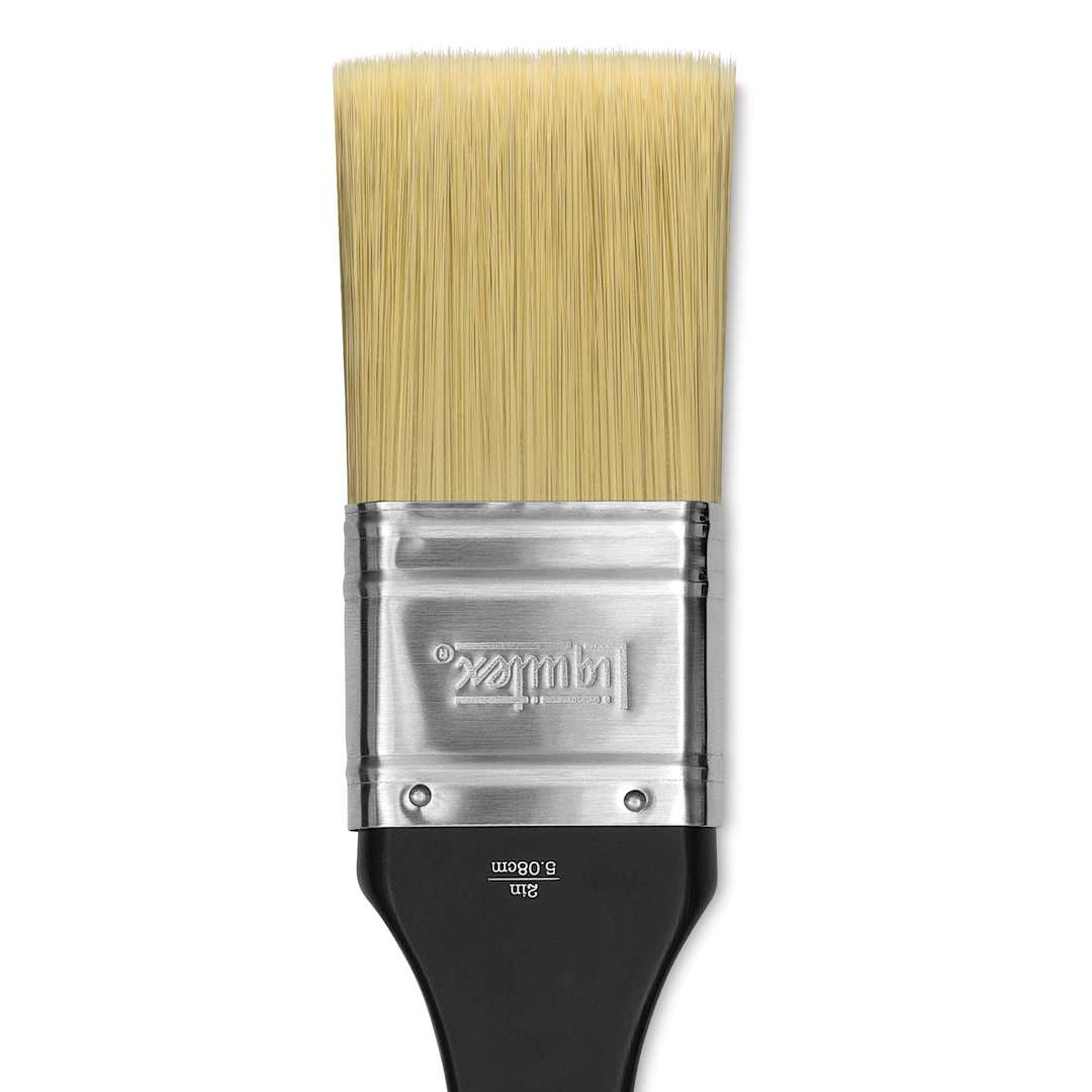 Open in modal - Liquitex Freestyle Brush - Universal Flat, Short Handle, Size 2, close-up