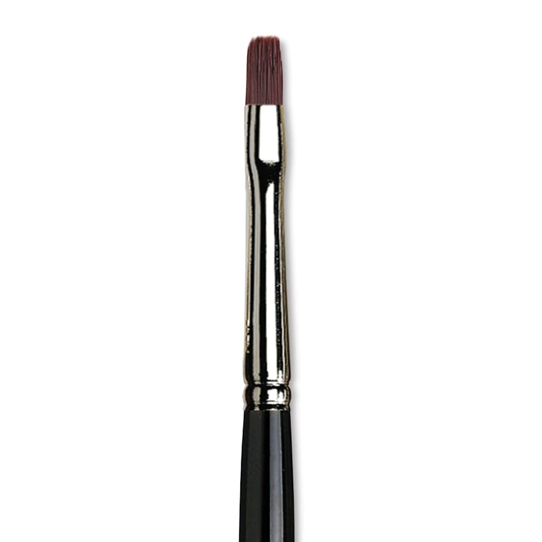 Open in modal - Da Vinci Top Acryl Synthetic Brush - Bright, Short Handle, Size 2 close up
