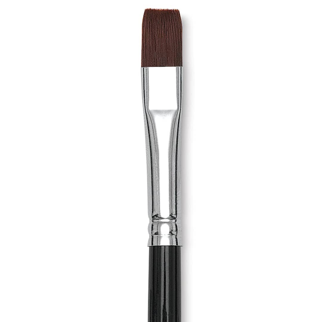 Open in modal - Da Vinci Top Acryl Synthetic Brush - Bright, Short Handle, Size 8 close up