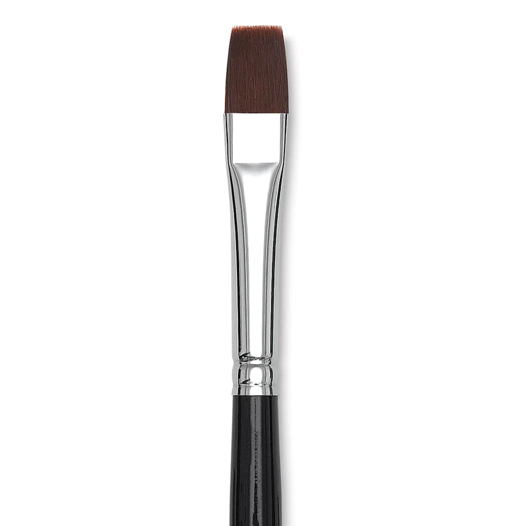 Open in modal - Da Vinci Top Acryl Synthetic Brush - Bright, Short Handle, Size 12 close up