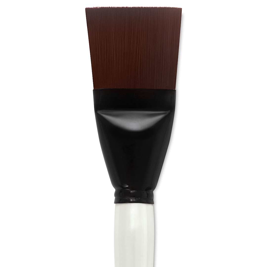 Open in modal - Simply Simmons XL Stiff Synthetic Brush - Flat, Size 60 close up