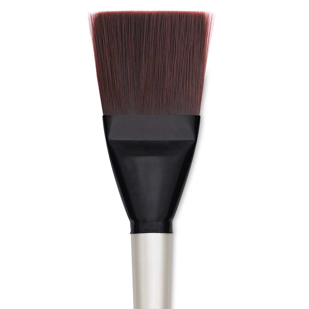 Open in modal - Simply Simmons XL Stiff Synthetic Brush - Flat, Size 70 close up