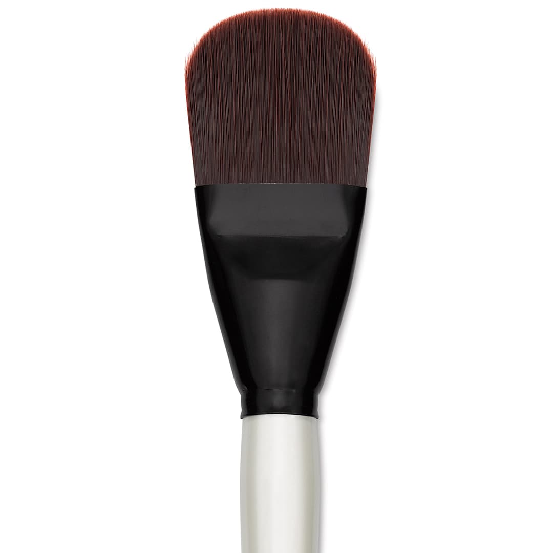 Open in modal - Simply Simmons XL Stiff Synthetic Brush - Filbert, Size 60 close up