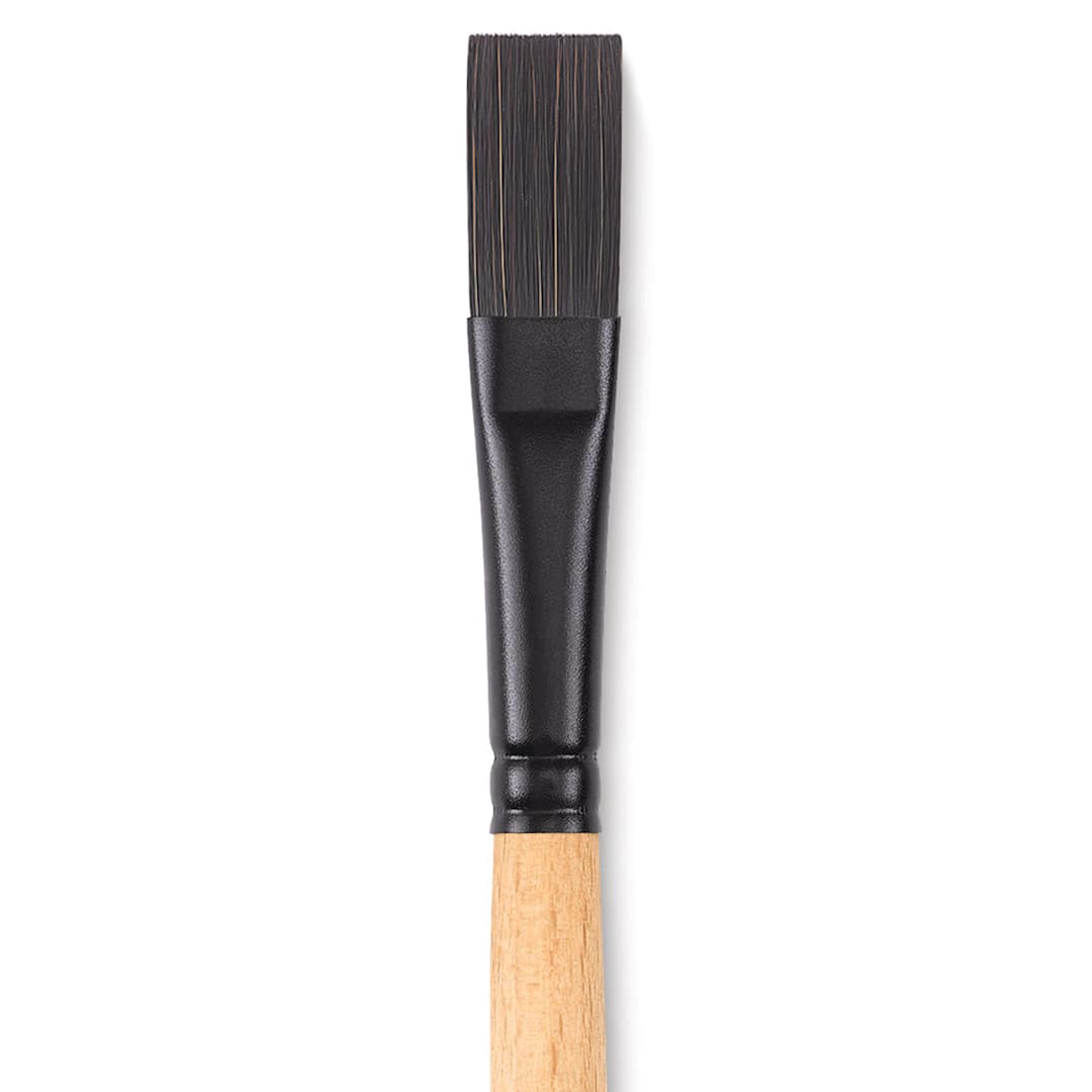 Open in modal - Princeton Catalyst Polytip Brush - Flat, Size 6, Short Handle close up