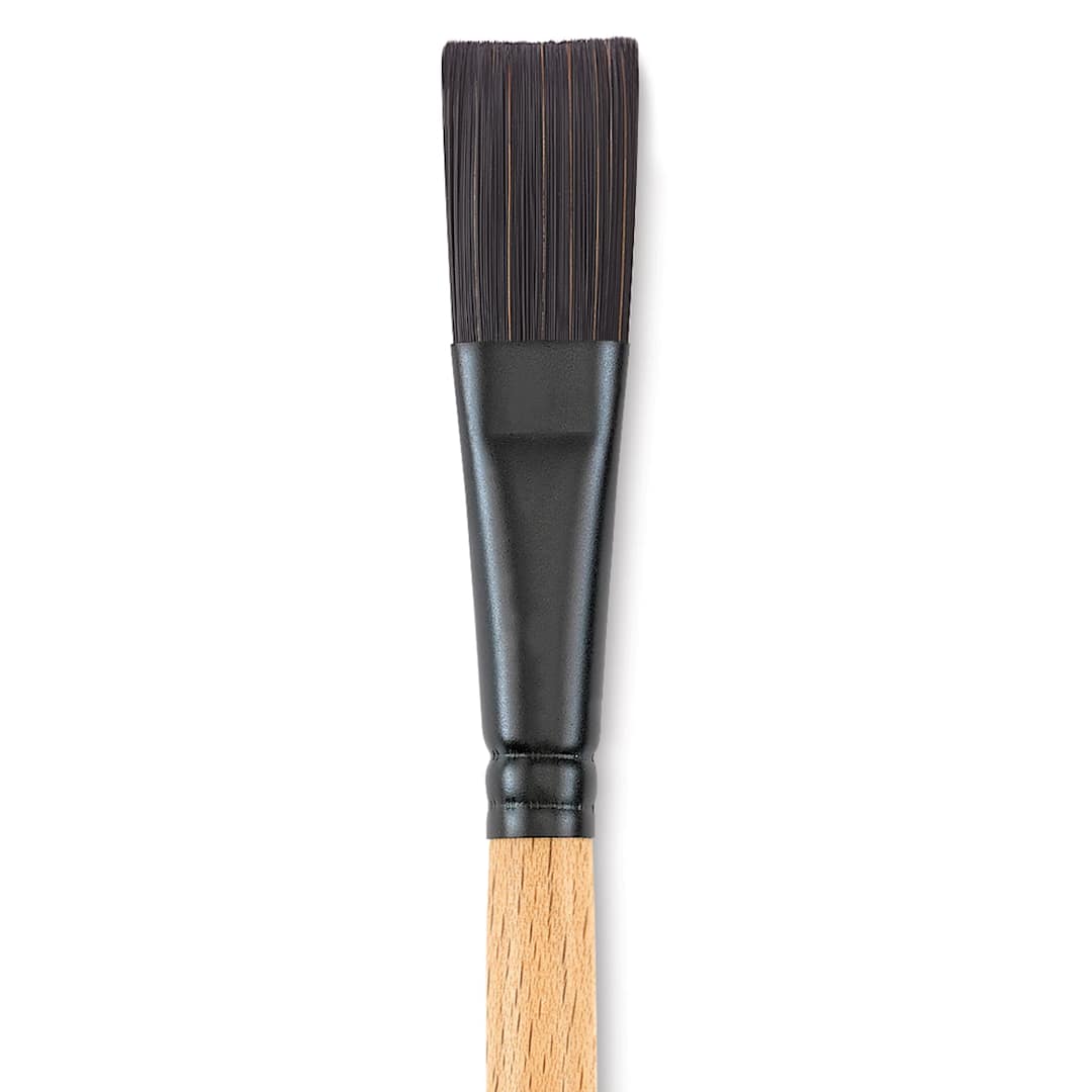 Open in modal - Princeton Catalyst Polytip Brush - Flat, Size 8, Short Handle close up