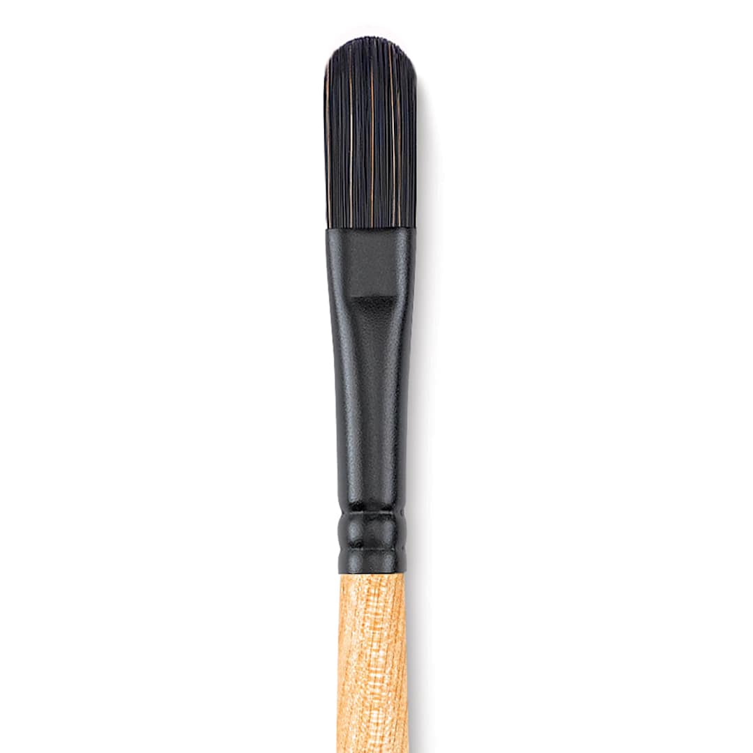 Open in modal - Princeton Catalyst Polytip Brush - Filbert, Size 4, Short Handle close up