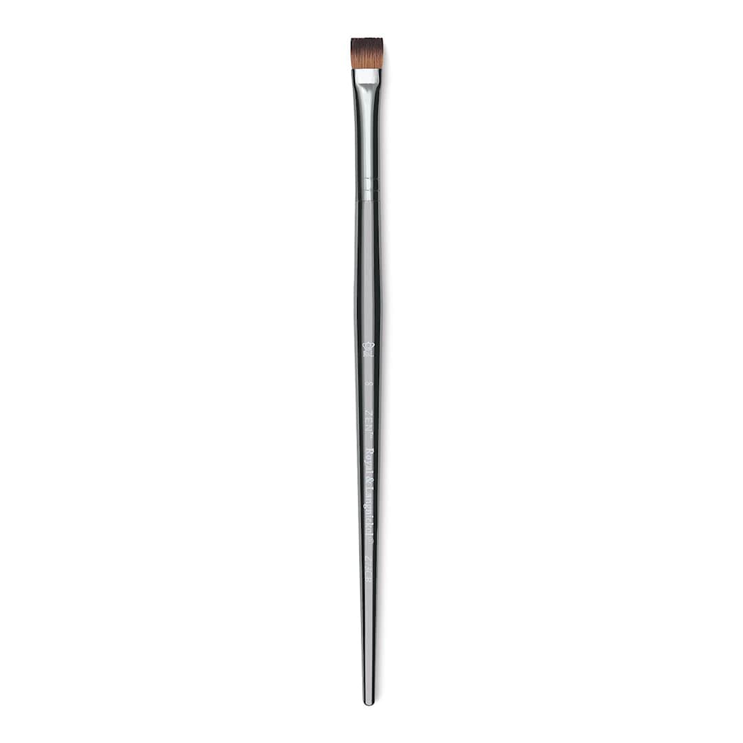 Open in modal - Royal & Langnickel Zen Brush - Chisel Blender, Size 8, Short Handle