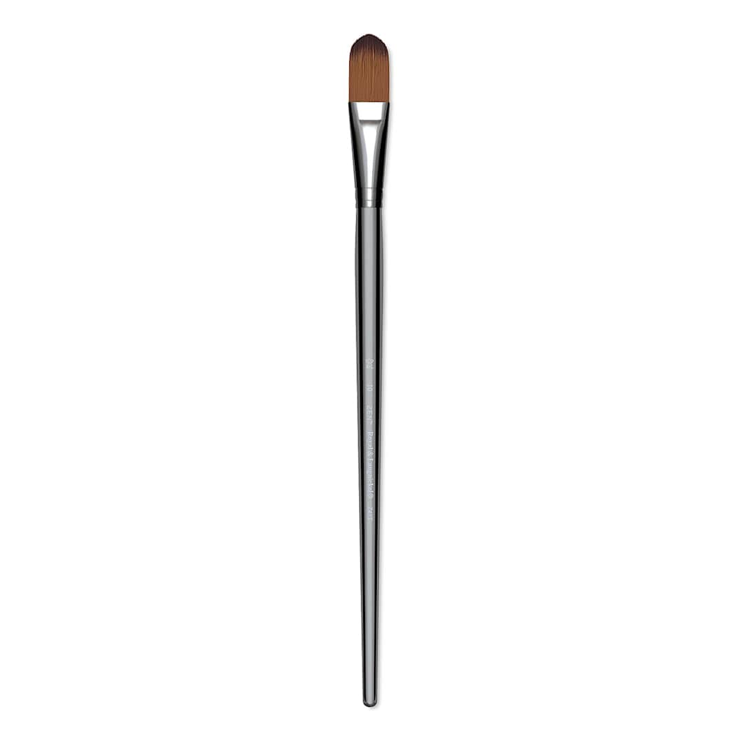 Open in modal - Royal & Langnickel Zen Brush - Filbert, Size 10, Long Handle