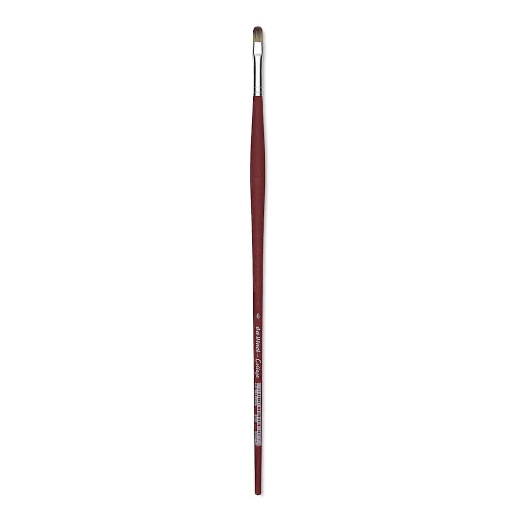 Open in modal - Da Vinci College Synthetic Filbert - Filbert, Size 6, Long Handle