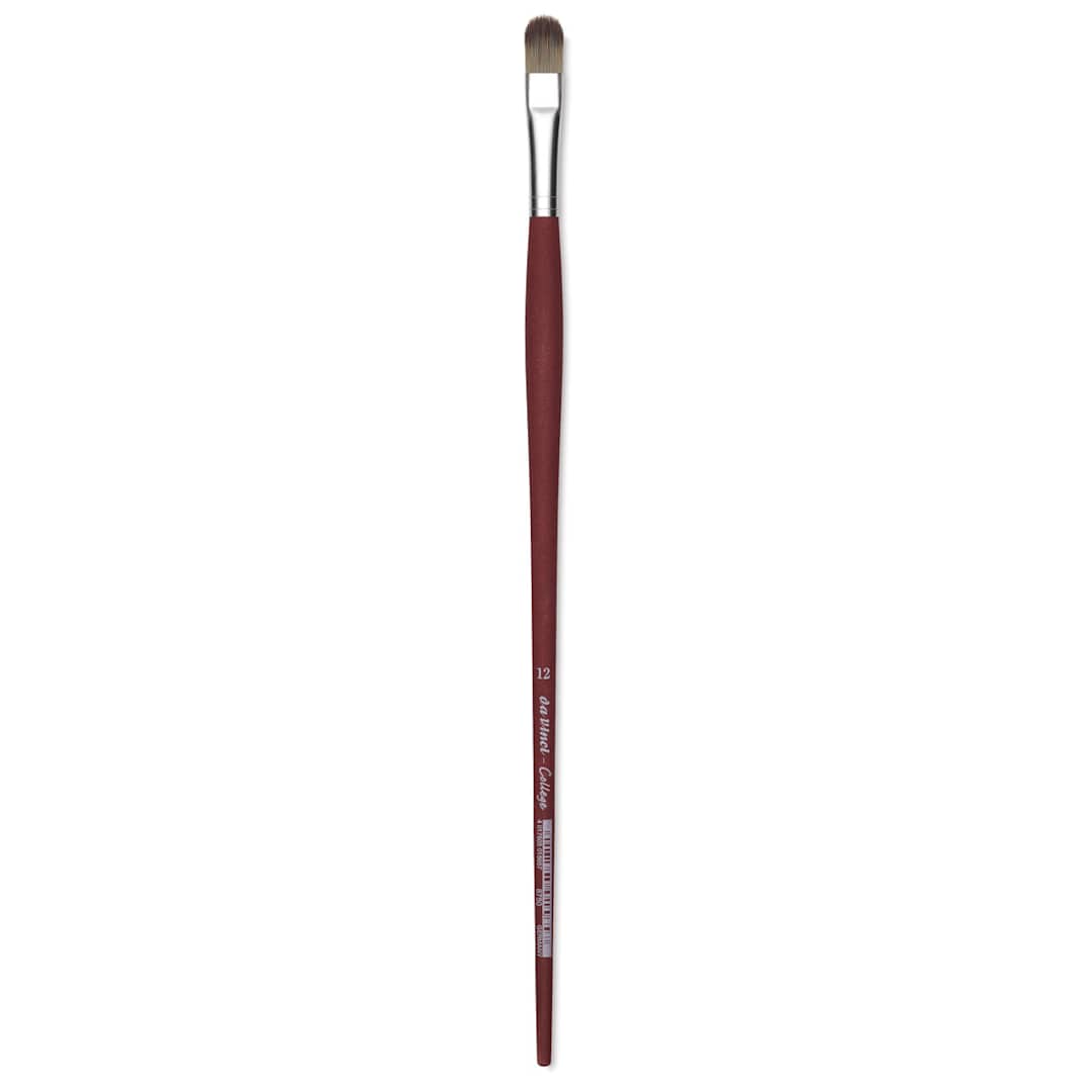 Open in modal - Da Vinci College Synthetic Filbert - Filbert, Size 12, Long Handle