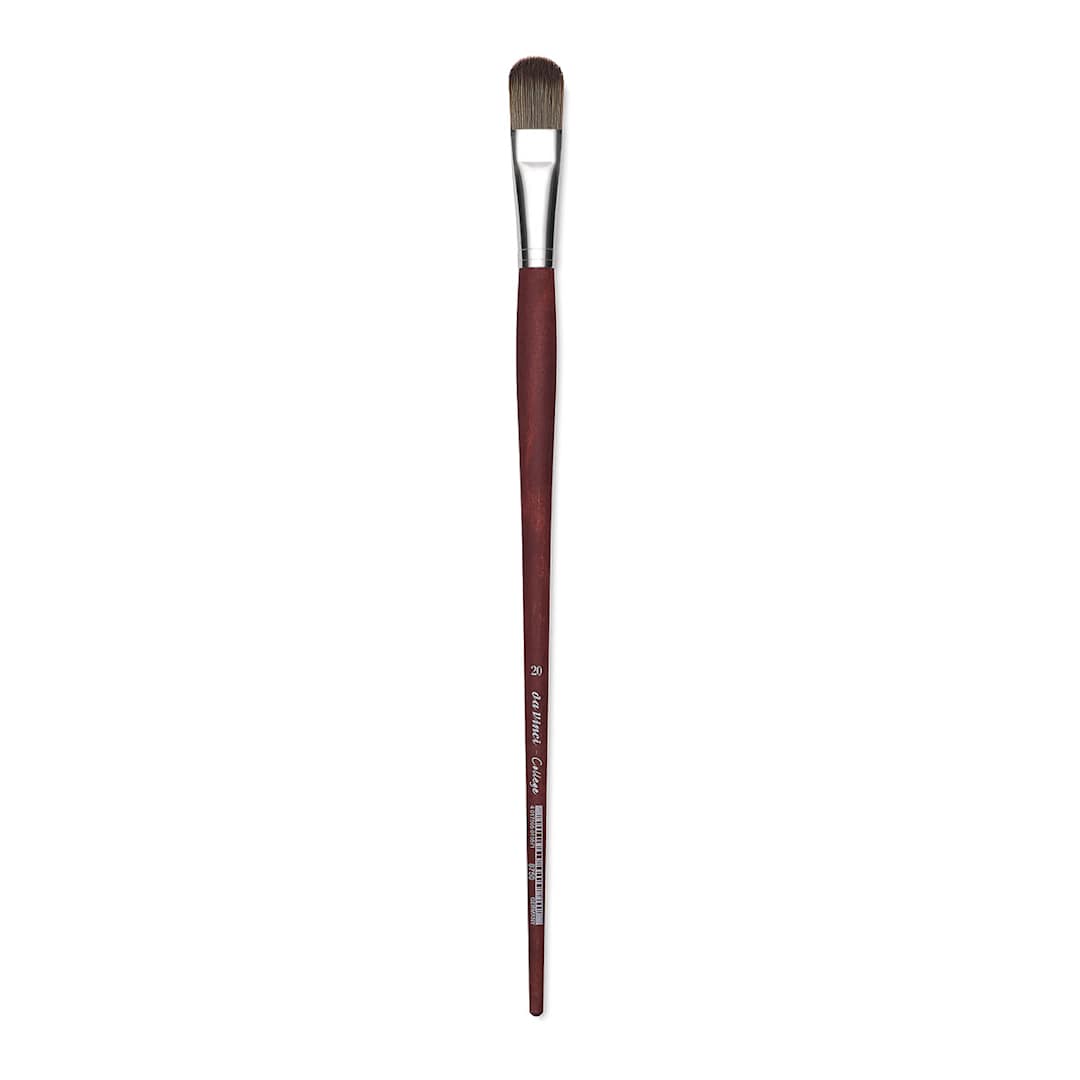 Open in modal - Da Vinci College Synthetic Filbert - Filbert, Size 20, Long Handle