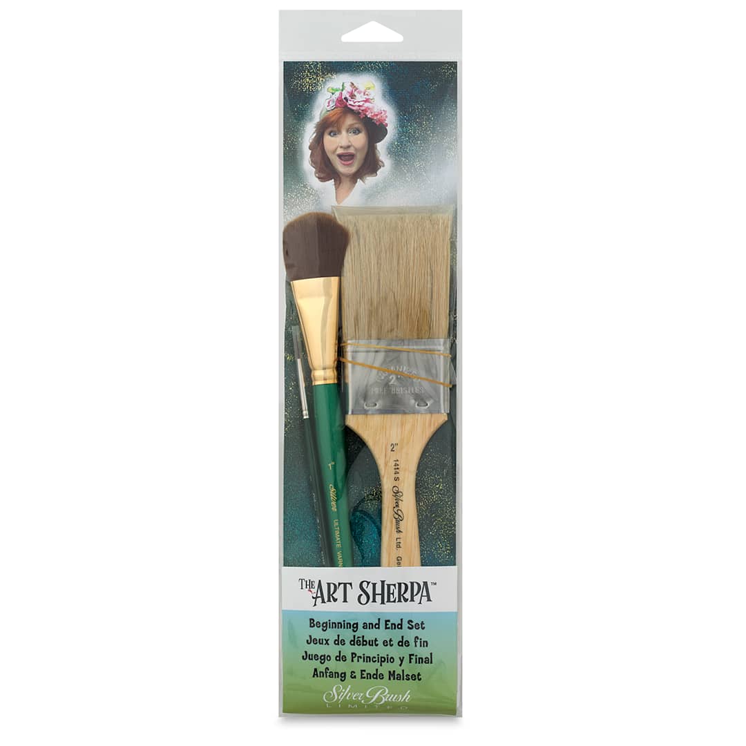 Open in modal - Silver Brush Art Sherpa Beginning & End Brush Set (in package)