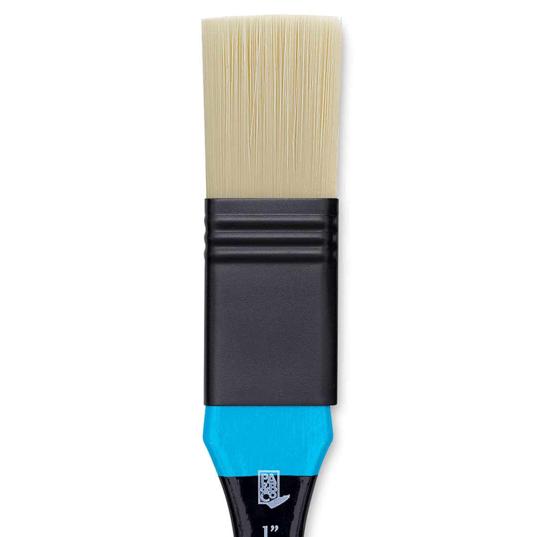 Open in modal - Princeton Aspen Series 6500 Synthetic Brush - Flat Mottler, Size 1", close-up