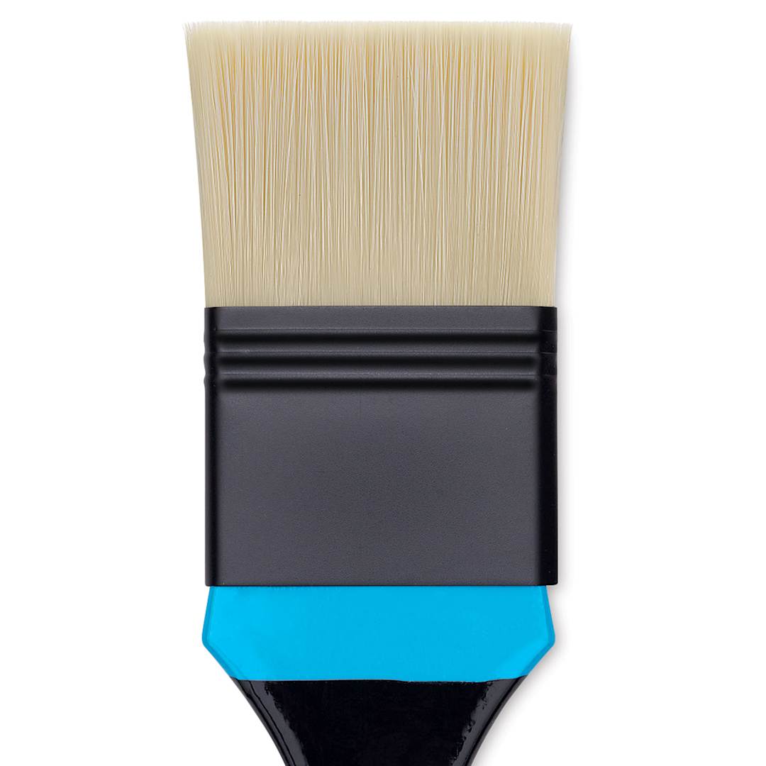 Open in modal - Princeton Aspen Series 6500 Synthetic Brush - Flat Mottler, Size 2", close-up