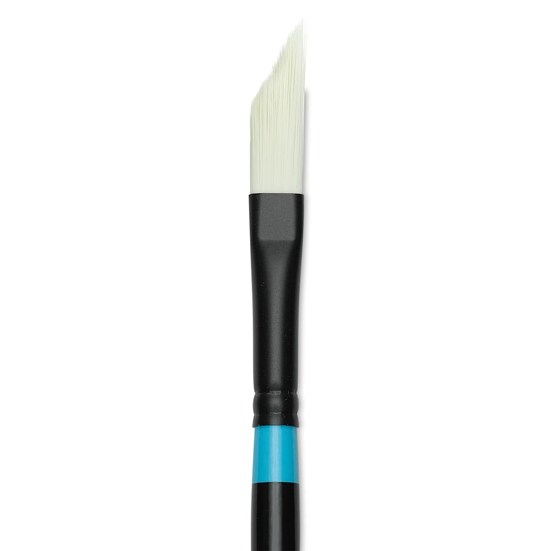 Open in modal - Princeton Series 6500 Aspen Synthetic Brush - Size 4, Short Dagger, Long Handle, close-up