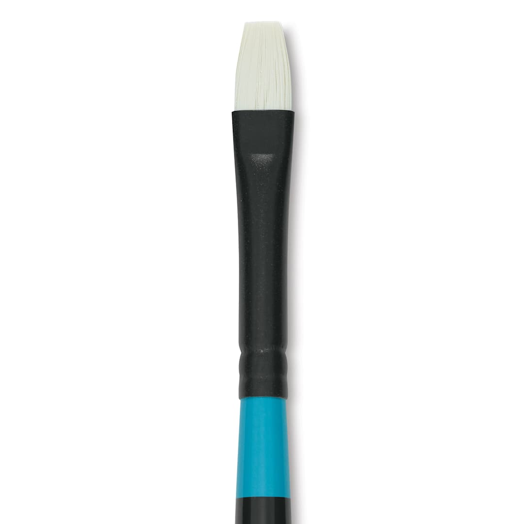 Open in modal - Princeton Series 6500 Aspen Synthetic Brush - Short Handle, Bright, Size 2, close-up
