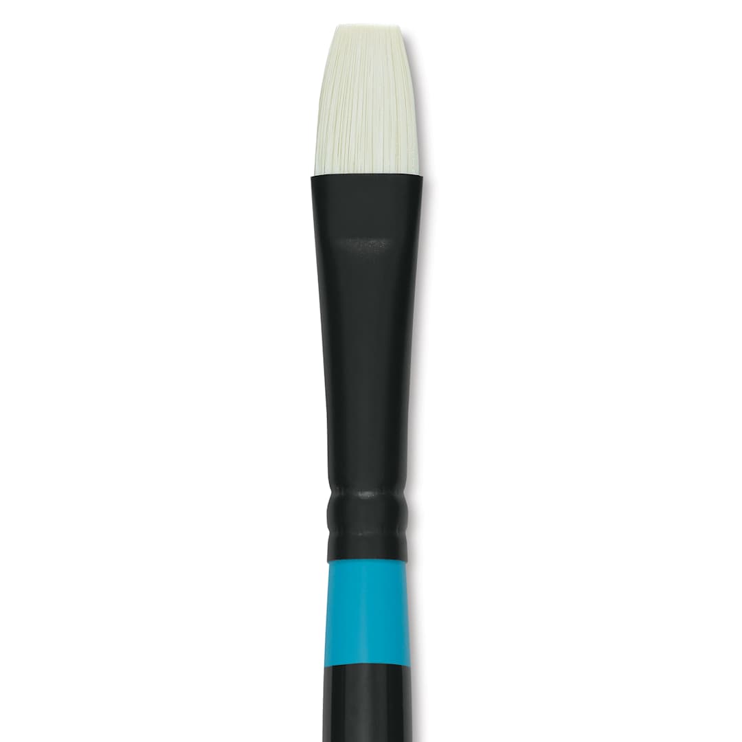 Open in modal - Princeton Series 6500 Aspen Synthetic Brush - Short Handle, Bright, Size 6, close-up