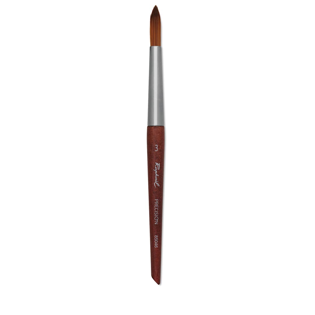 Open in modal - Raphaël Precision Mini Brush - Round, Short Handle, Size 3