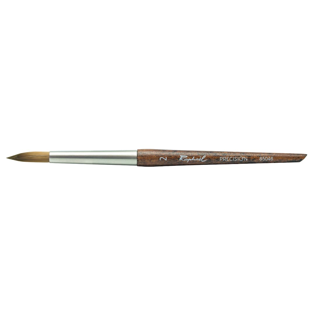 Open in modal - Raphaël Precision Mini Brush - Round, Short Handle, Size 2