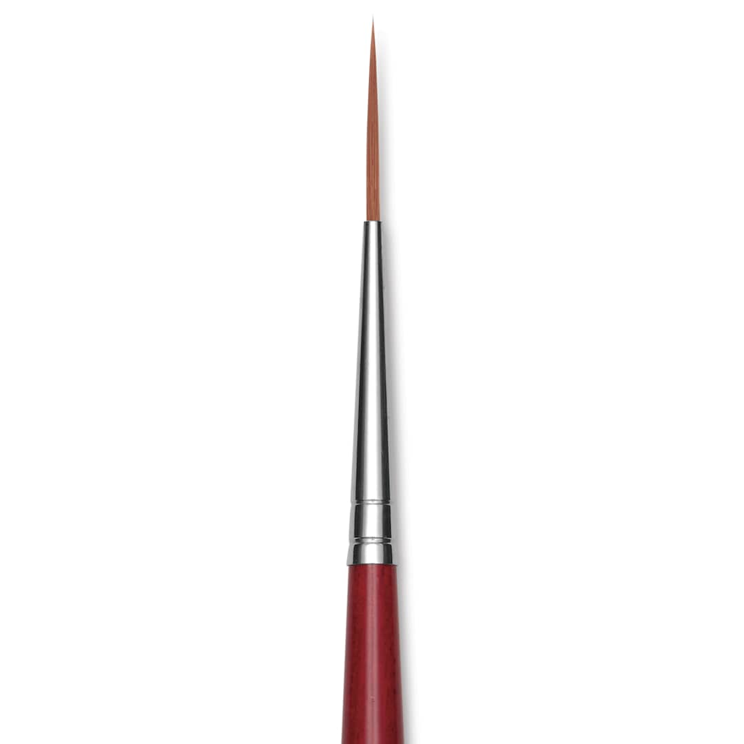 Open in modal - Da Vinci Cosmotop Spin Brush - Rigger, Short Handle, Size 0, close-up