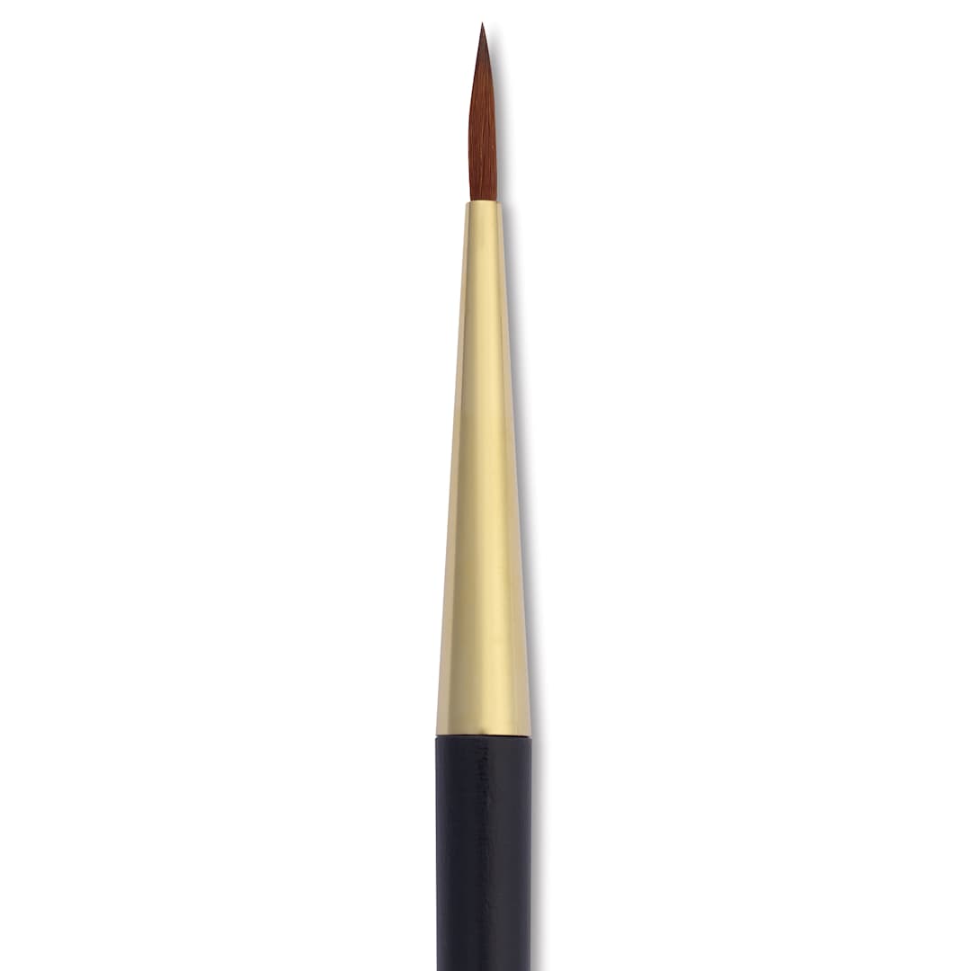 Open in modal - Isabey Isagold Synthetic Brush - Round, Short Handle, Size 4, close-up